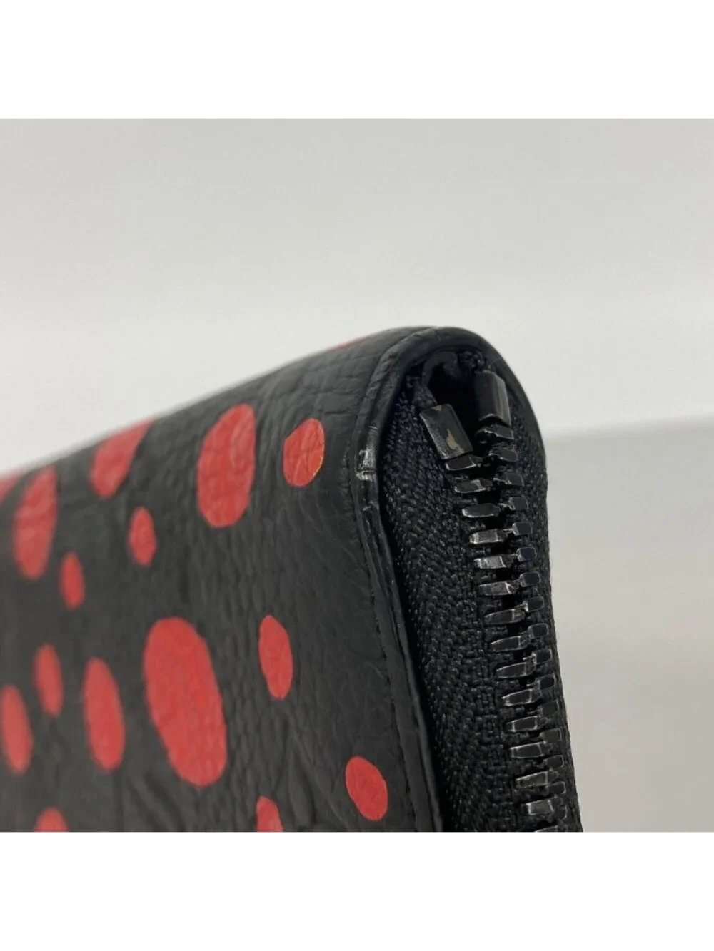 Louis Vuitton Wallet Monogram Empreinte Zippy Vertical LV YK Yayoi Kusama Noir